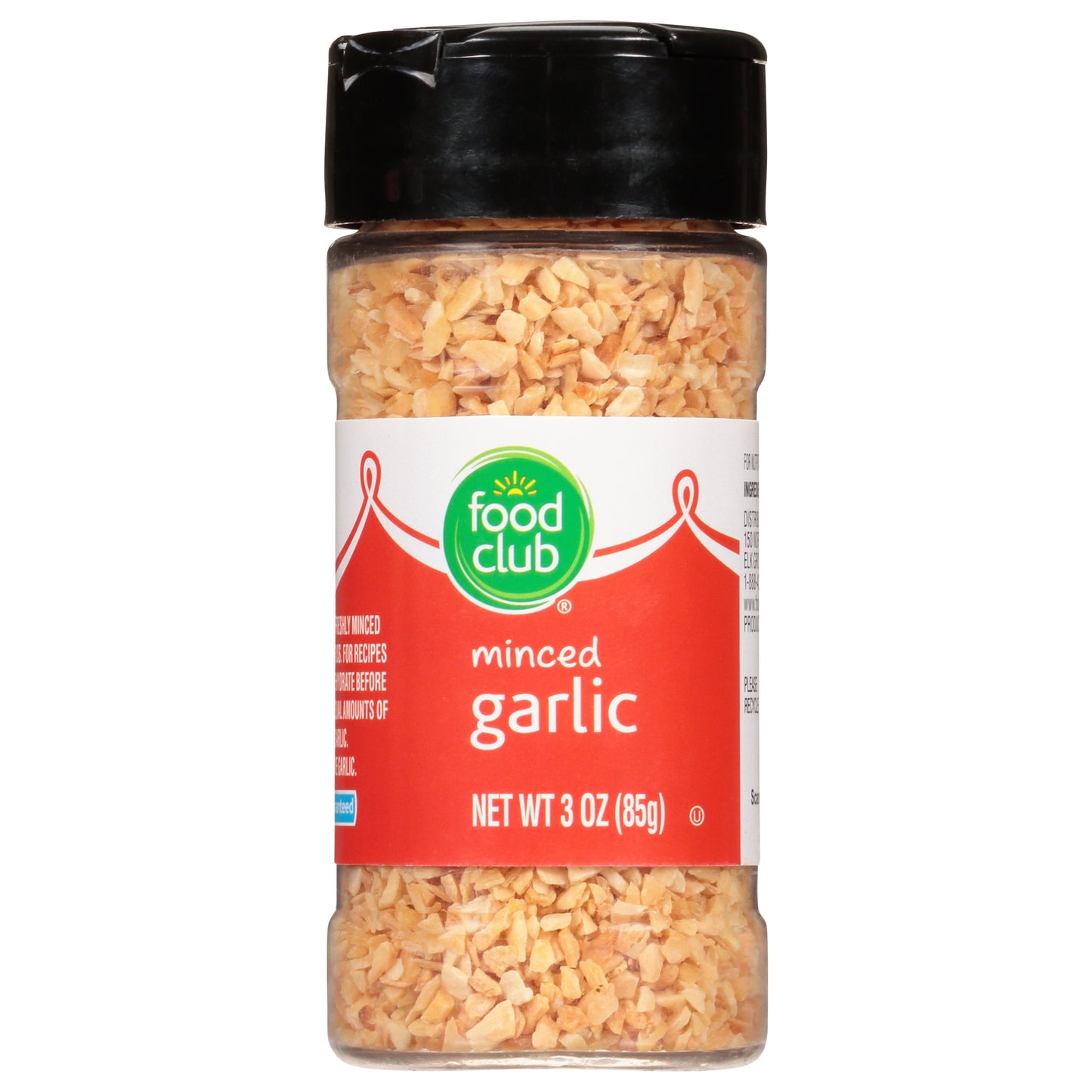 Food Club Minced Garlic 3 oz