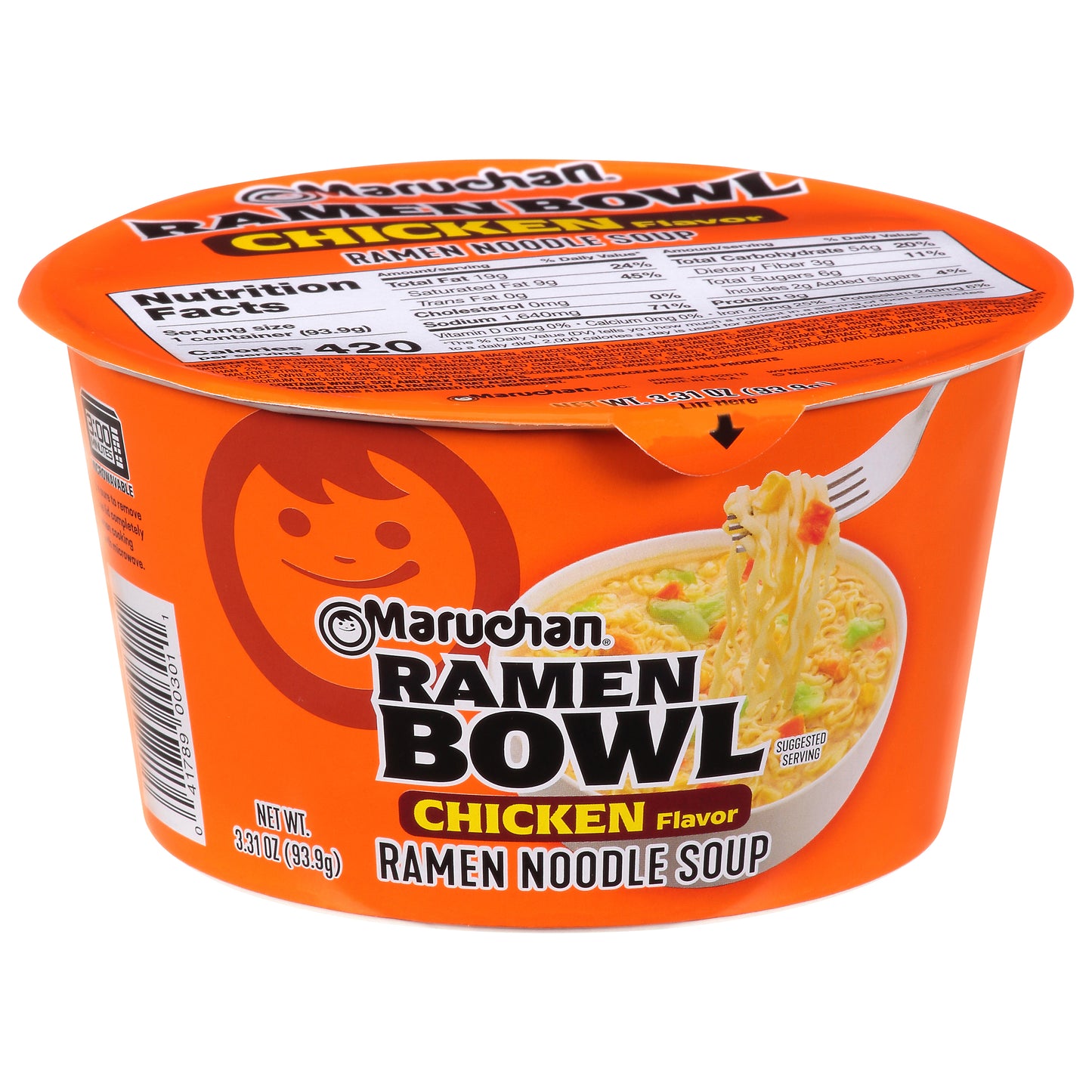Maruchan Chicken Flavor Ramen Bowl 3.31 oz Cup