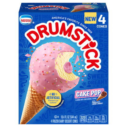 Drumstick Cake Pop Sundae Cones, 4 Count