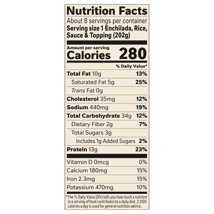 Stouffer’s® Beef Enchiladas, Party Size, Frozen Enchiladas 57oz