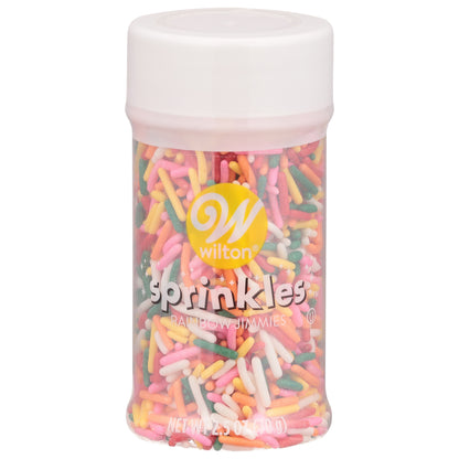 Wilton Rainbow Jimmies Sprinkles 2.5 oz