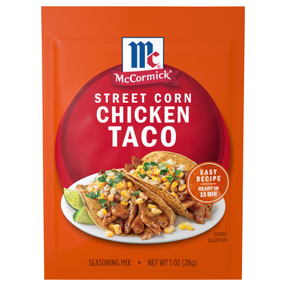 McCormick Taco Seasoning Mix – Mexican Style Street Corn, 1 oz