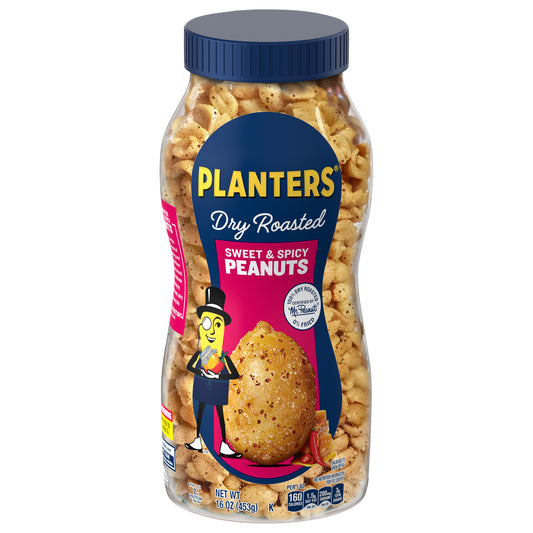 Planters Dry Roasted Sweet & Spicy Peanuts 16 oz