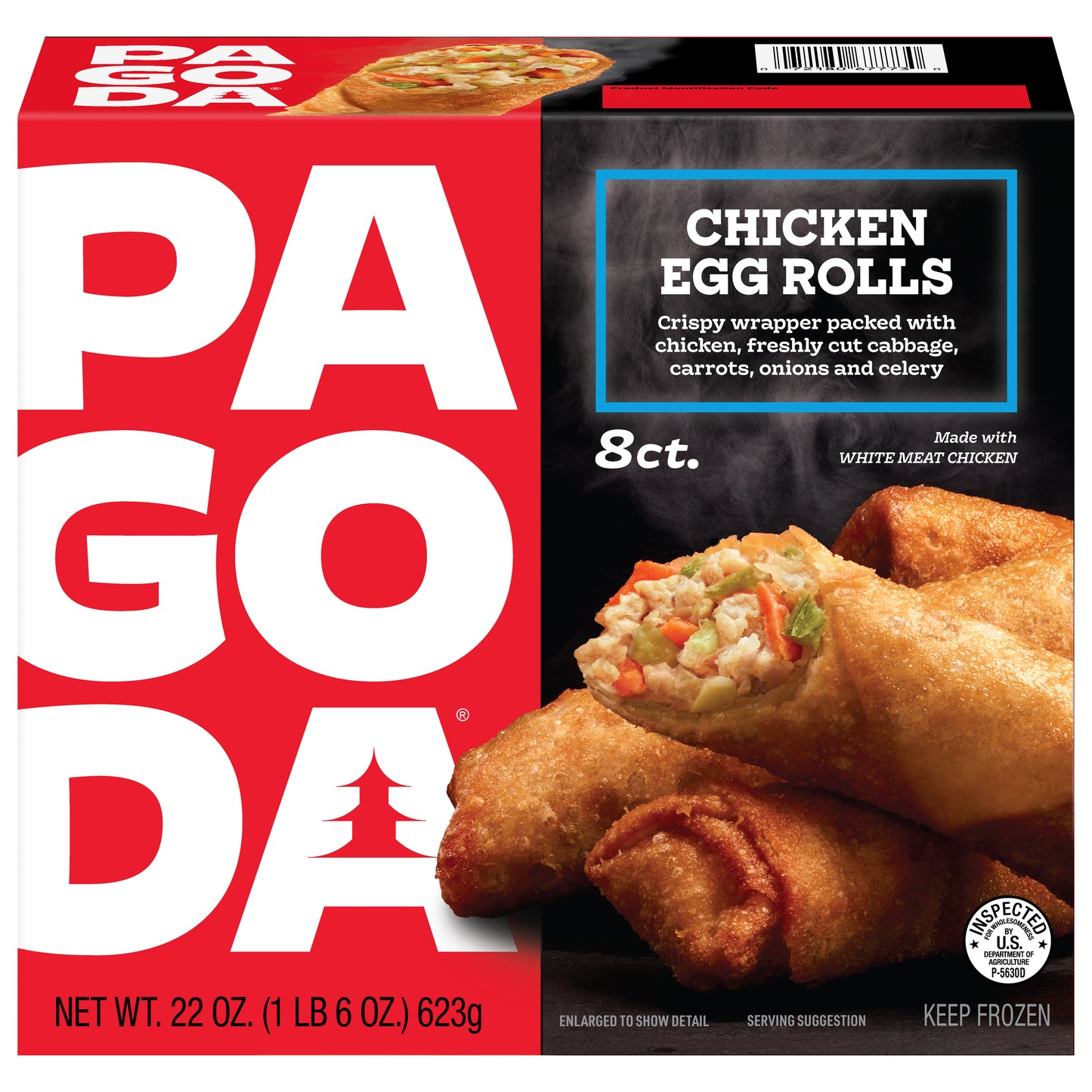 Pagoda Chicken Egg Rolls 22 oz