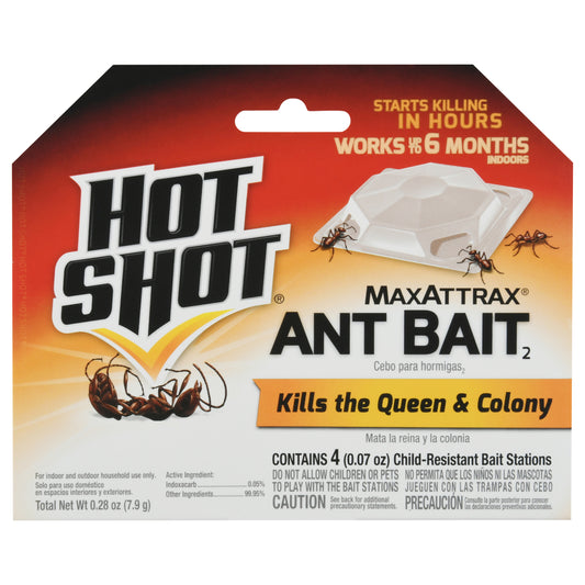 Hot Shot Maxattrax Ant Bait2 4 - 0.07 oz Pack