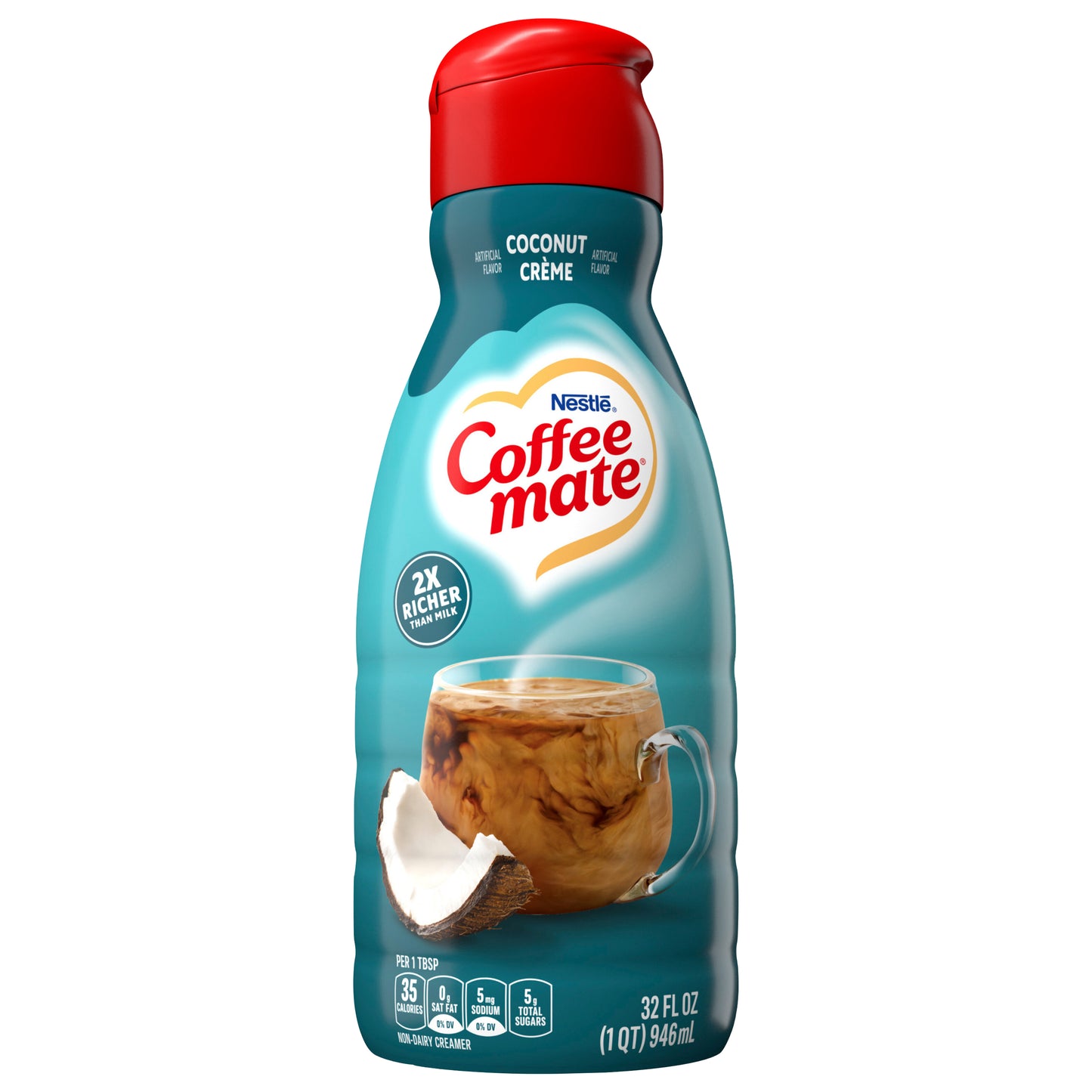 Nestle Coffee Mate Coconut Creme Liquid Coffee Creamer 32 fl oz.