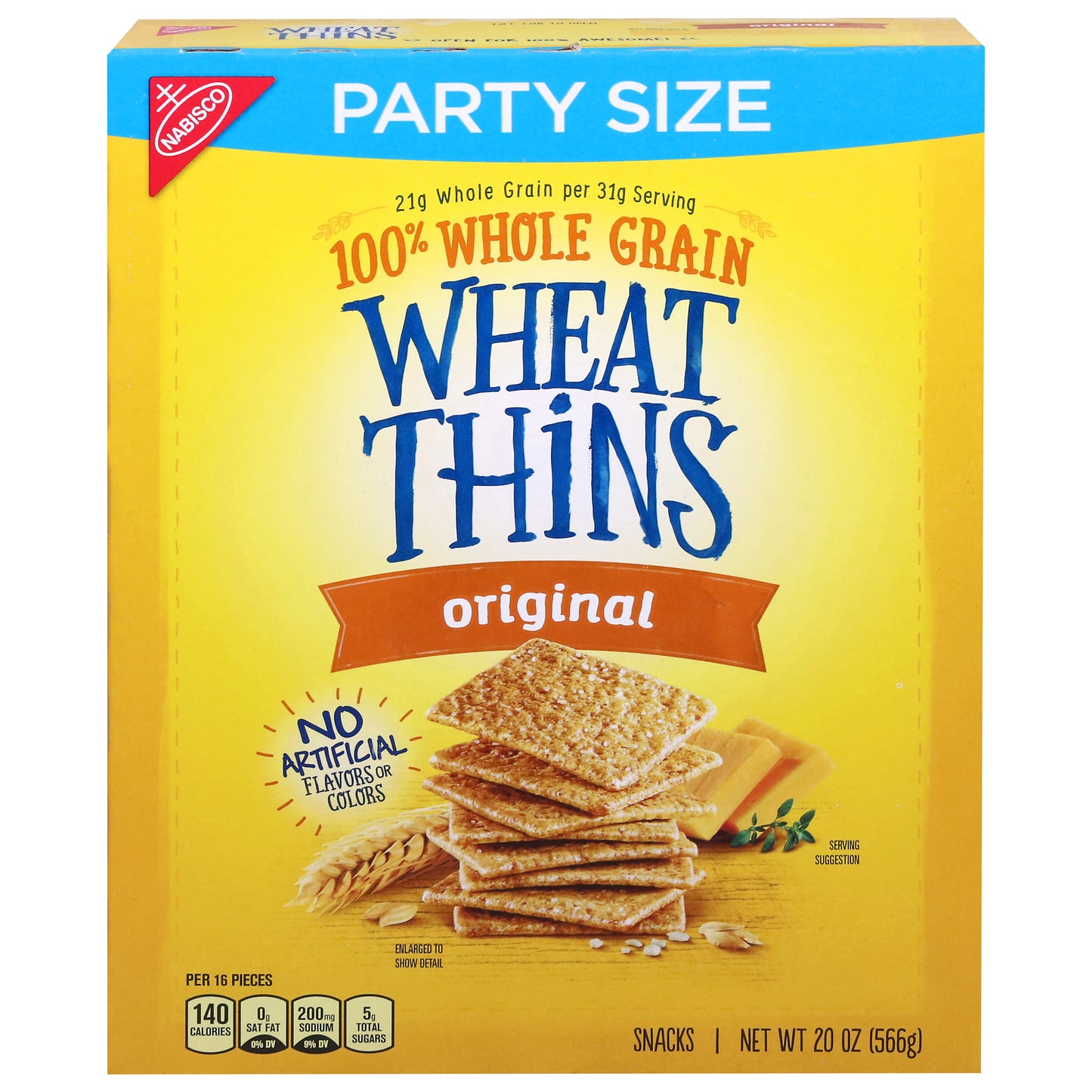 Wheat Thins Original Snacks Party Size 20 oz