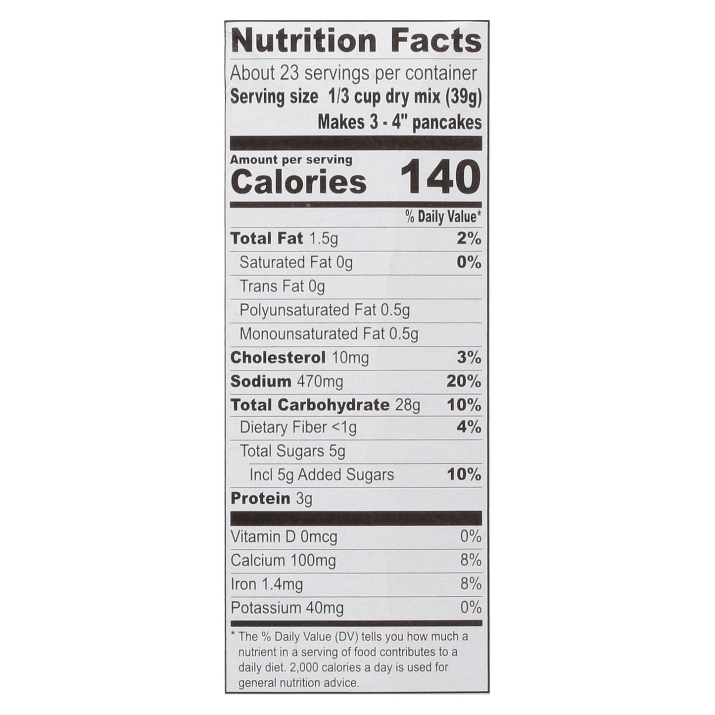 Food Club Complete Original Pancake & Waffle Mix 32 oz