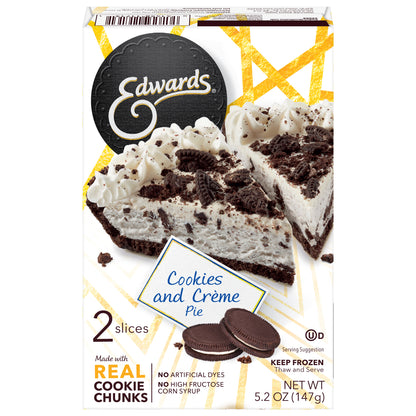 Edwards Cookies and Creme Pie 2 Each