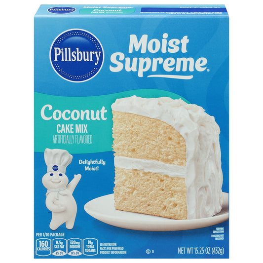 Pillsbury Moist Supreme Coconut Cake Mix 15.25 oz