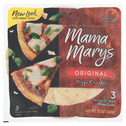 Mama Mary's Ready-To-Bake Original Pizza Crusts 3 ea