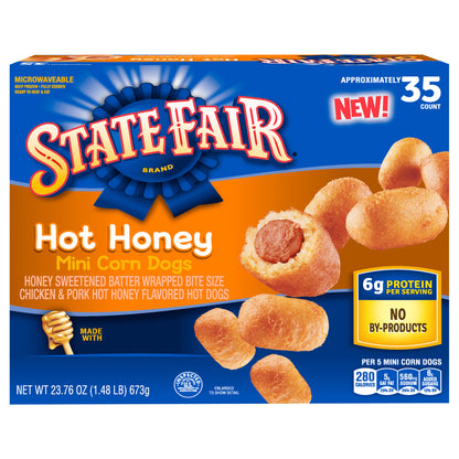 State Fair Frozen Hot Honey Mini Corn Dogs, 23.76 oz