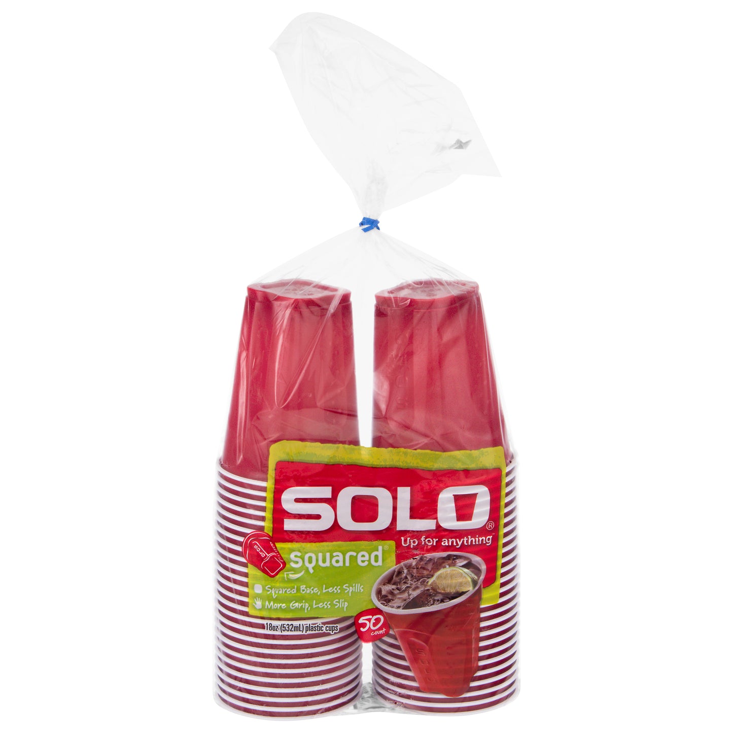 Solo 18 Ounce Squared Plastic Cups 50 ea