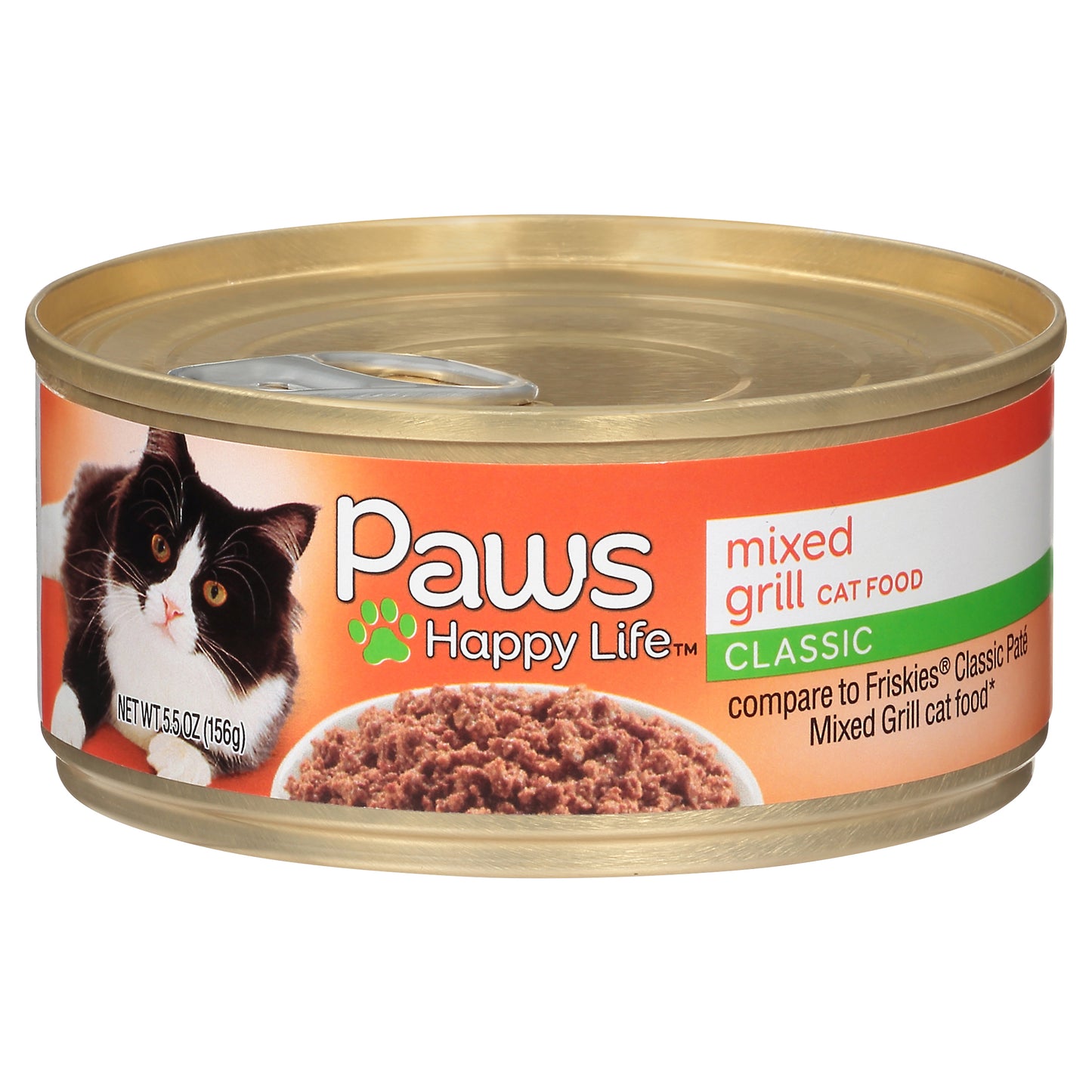 Paws Happy Life Classic Mixed Grill Cat Food 5.5 oz