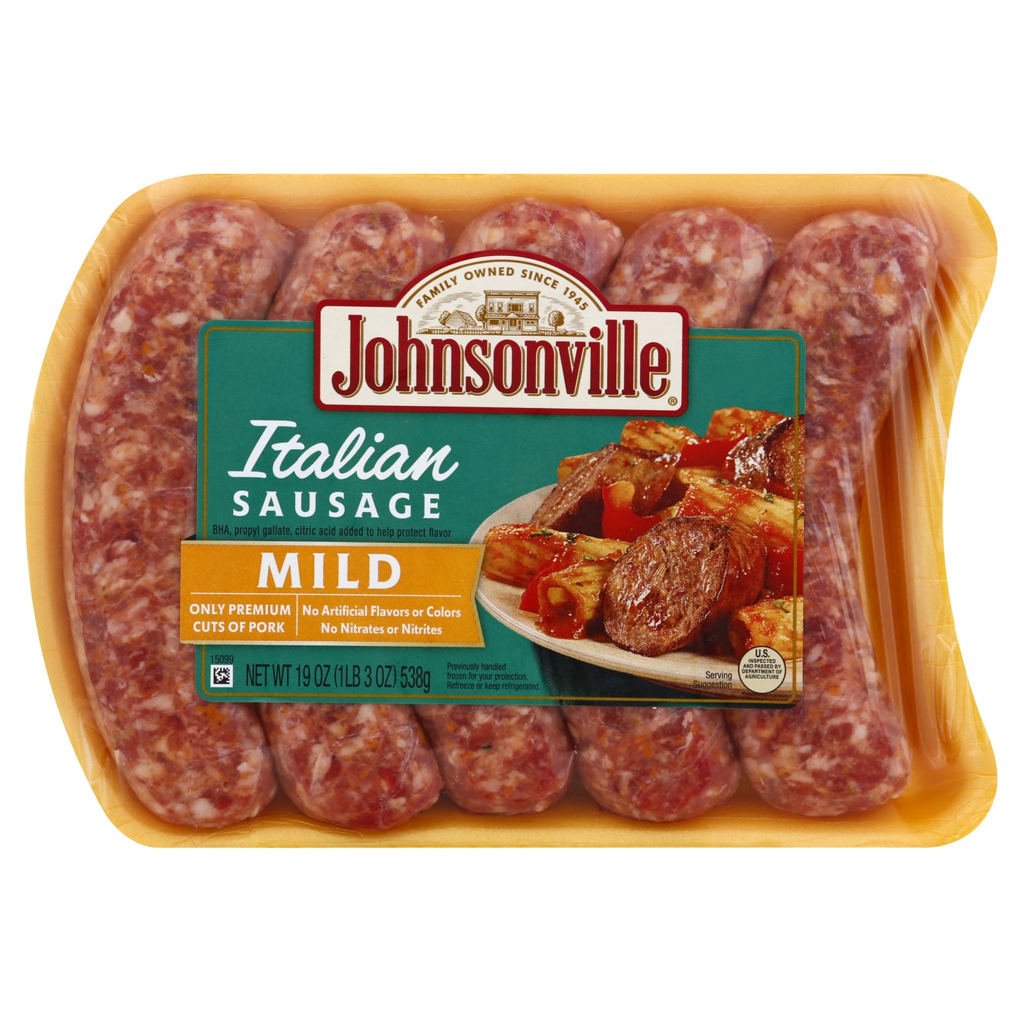 Johnsonville Sausage 19 oz -  Italian SAUSAGE MILD
