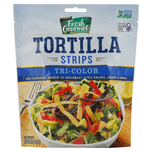 Fresh Gourmet Tri-Color Tortilla Strips 3.5 oz