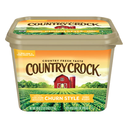 Country Crock Churn Style Vegetable Oil Spread 45 oz