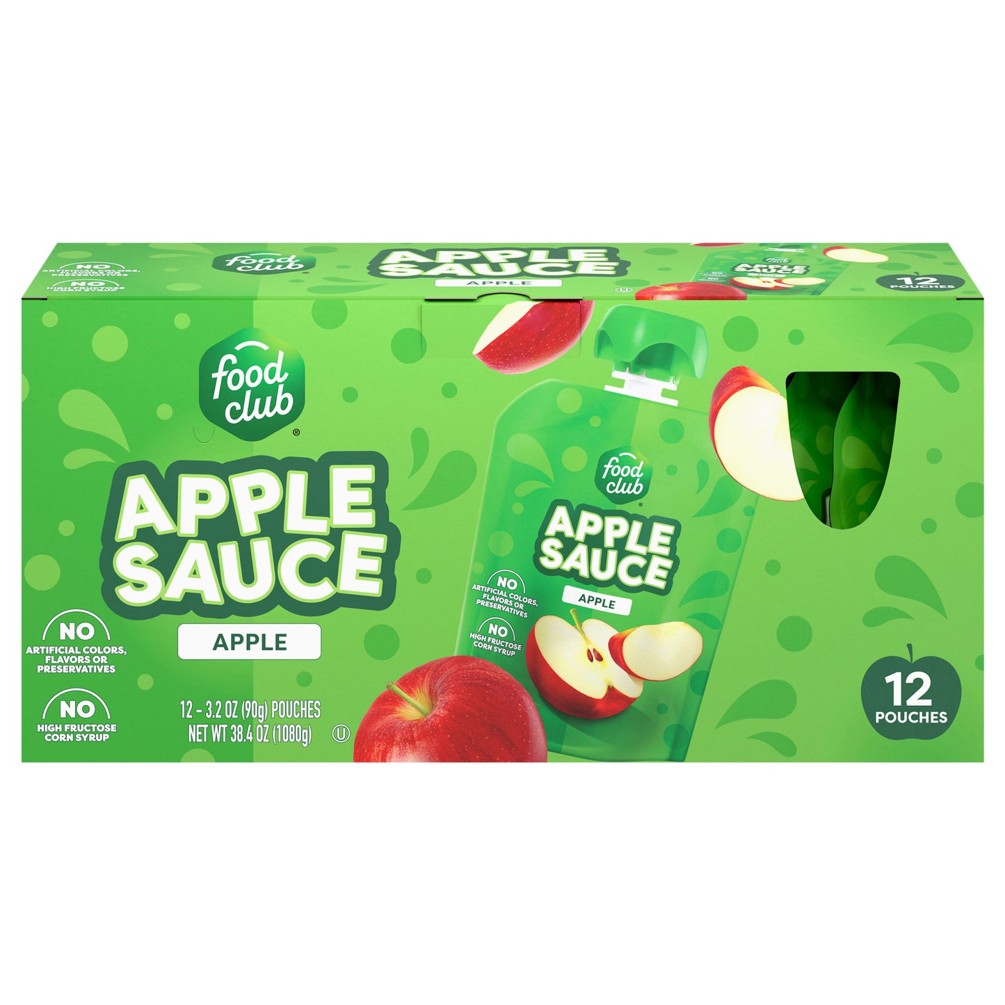Food Club Apple Sauce 12 ea