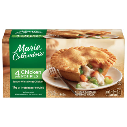 Marie Callender's Frozen Pot Pie Dinner, Chicken, Multi-Pack, 4-Count, 10 Ounce