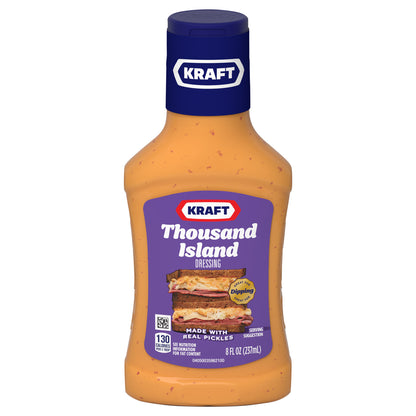 Kraft Thousand Island Salad Dressing, 8 fl oz Bottle