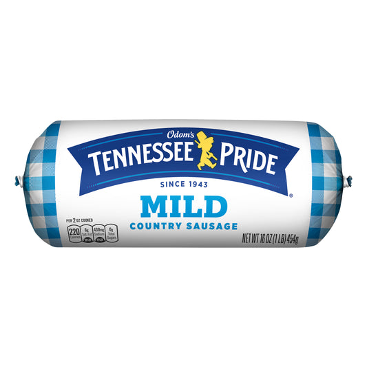 Odom's Tennessee Pride Mild Breakfast Sausage Roll, 16 OZ