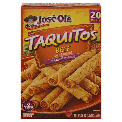 Jose Ole Beef Taquitos 20 oz