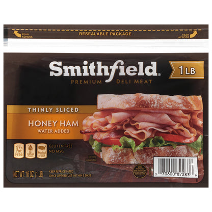 Smithfield Thinly Sliced Honey Ham 16 oz