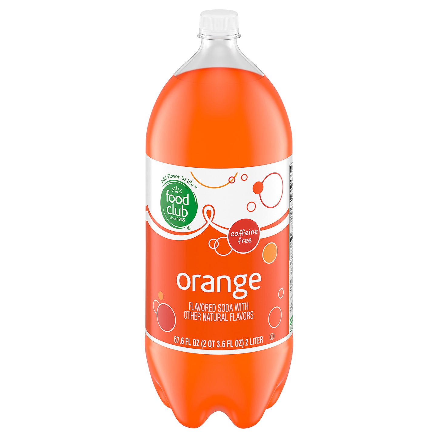 Food Club Orange Flavored Soda 67.6 fl oz