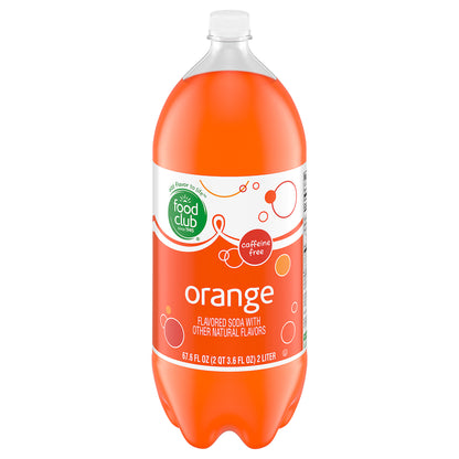 Food Club Orange Flavored Soda 67.6 fl oz