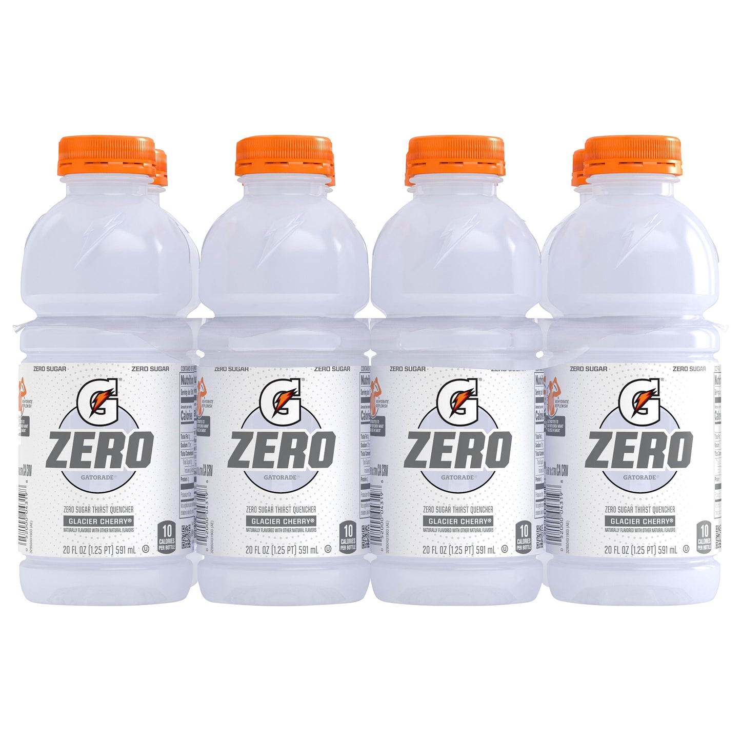 Gatorade Zero Zero Sugar Thirst Quencher Glacier Cherry 20 Fl Oz 8 Count