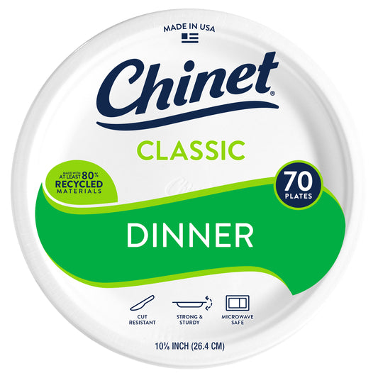 Chinet Classic® Dinner Plate (70 Count)