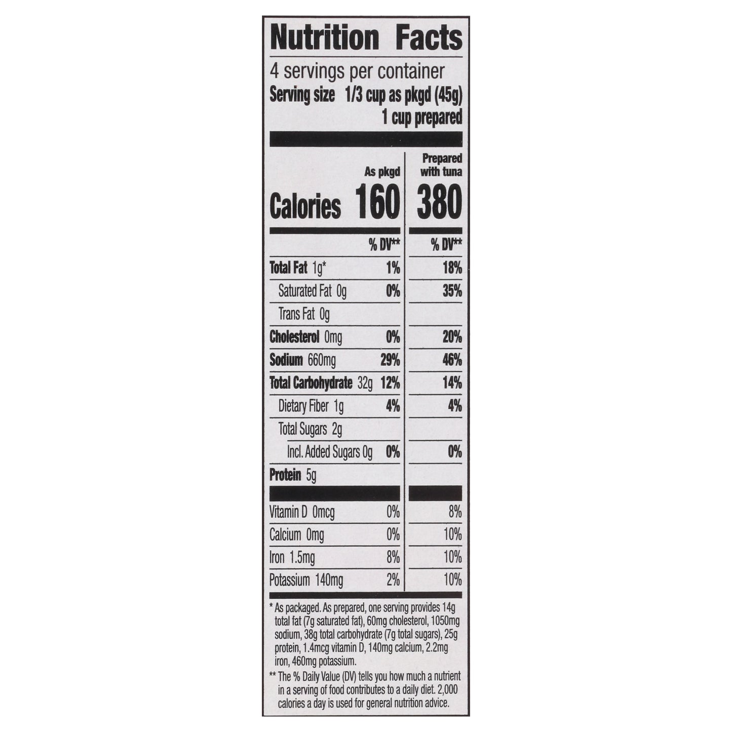 Tuna Helper Creamy & Savory Sauce Tuna Creamy Broccoli 6.4 oz