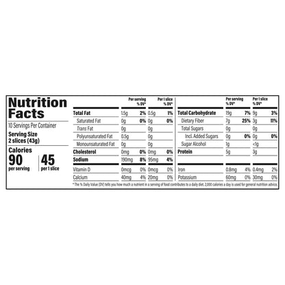 Sara Lee Delightful Soft & Smooth Wheat Bread, 15 oz