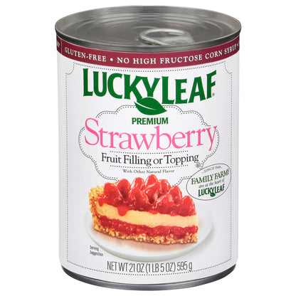 Lucky Leaf Premium Strawberry Fruit Filling 21 oz.