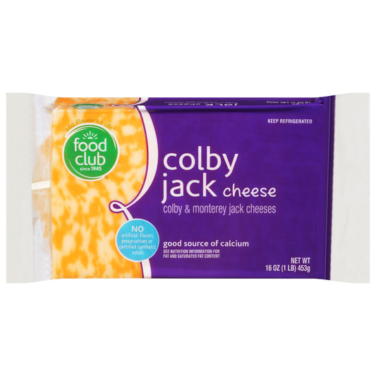 Food Club Colby Jack Cheese 16 oz