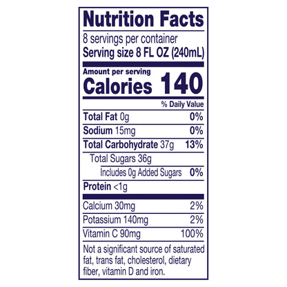 Welch's 100% Grape Juice, White Grape, 64 fl Oz Bottle