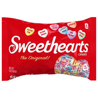 Sweethearts Tablet Candy, 5oz Pillow Bag
