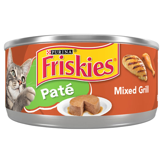 Purina Friskies Wet Cat Food Pate, Pate Mixed Grill