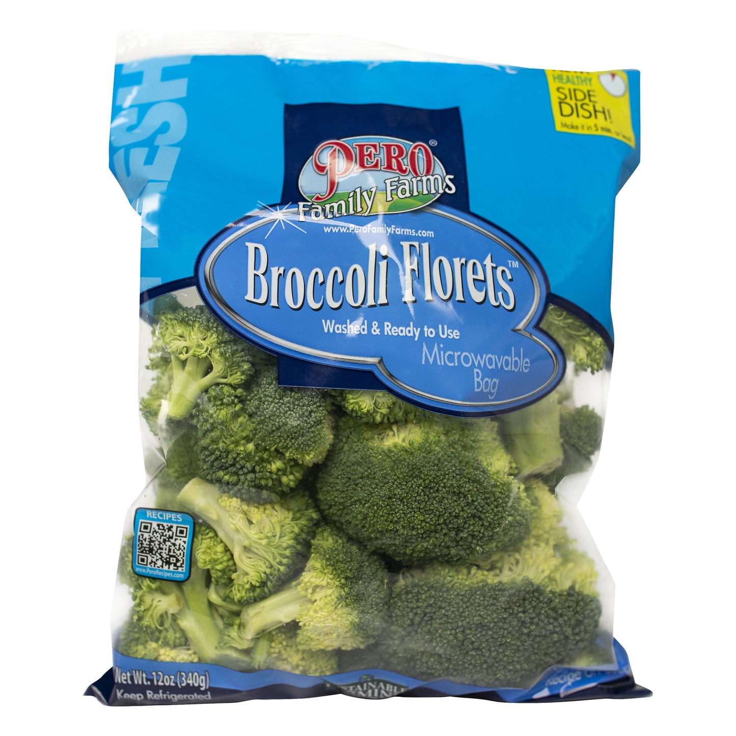 Pero Family Farms Broccoli Florets 12 oz