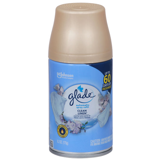 Glade Clean Linen Automatic Spray Refill 6.2 oz
