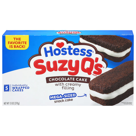 Suzy Q's Mega-Sized Chocolate Cake with Creamy Filling 5 Each