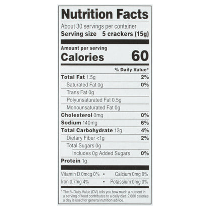 Crav'n Flavor 4 Inner Packs Wheat Saltine Crackers 4 ea