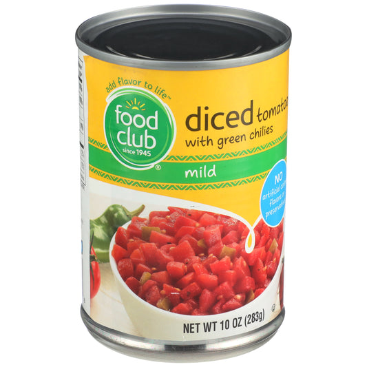 Mild Diced Tomatoes With Green Chilies