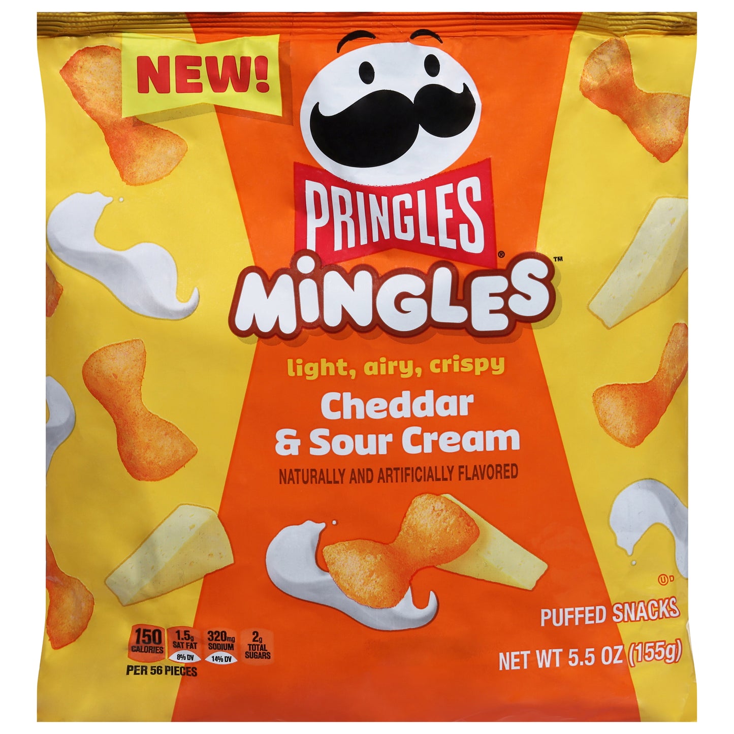 Pringles Mingles Puffed Cheddar & Sour Cream Snacks 5.5 oz