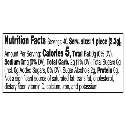 ICE BREAKERS Ice Cubes Black Cherry Sugar Free Chewing Gum Bottle, 3.24 oz (40 Pieces)