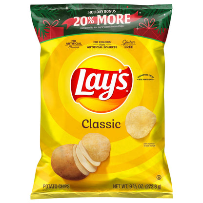 Lay's Potato Chips Classic, 9 5/8 Oz