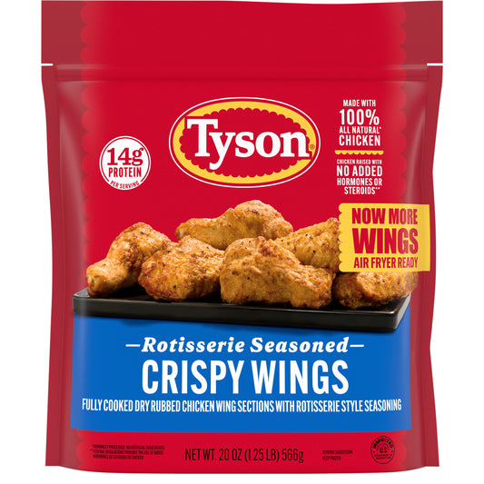 Rotisserie Seasoned Crispy Wings, Fully Cooked