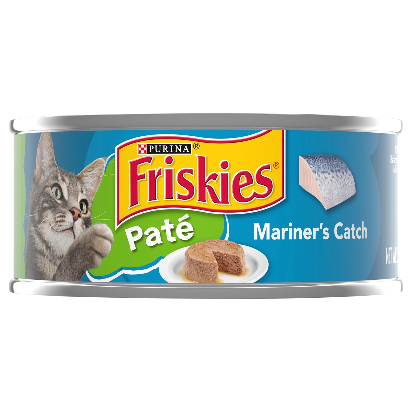 Purina Friskies Pate Wet Cat Food, Mariner's Catch - 5.5 oz. Can