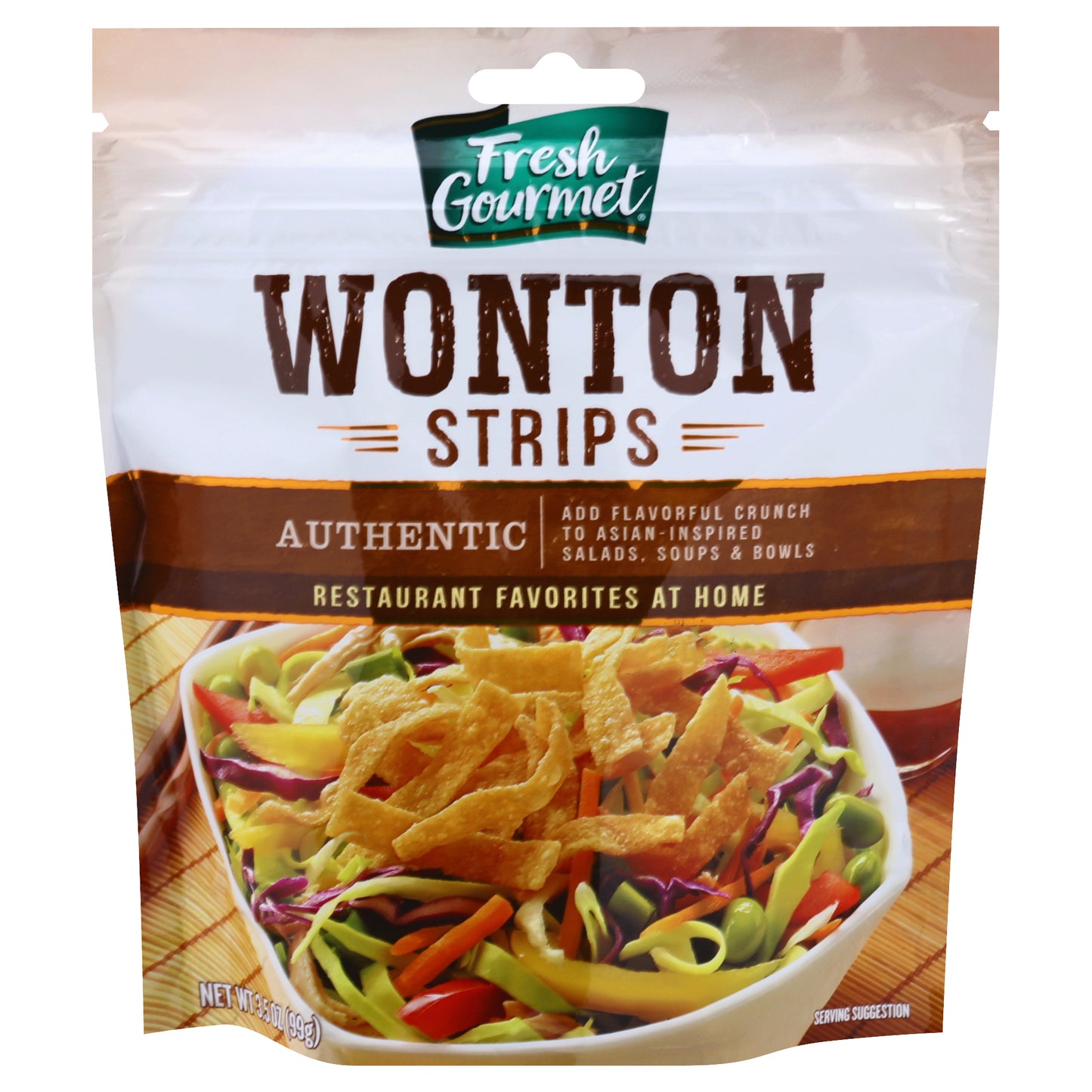 Fresh Gourmet Authentic Wonton Strips 3.5 oz