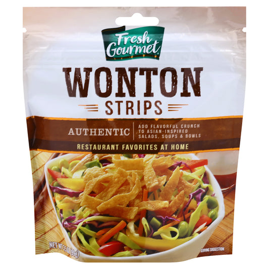 Fresh Gourmet Authentic Wonton Strips 3.5 oz